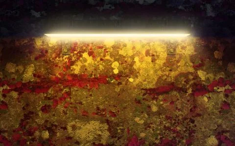 Wall background and copyspace.3d illustration Ilustración de archivo