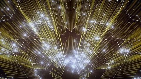 Wall Background Awards Particles Colorful Flashing Gold Stock Footage 87030947