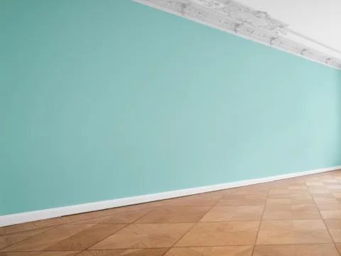 Wall background in empty room with copy space Stock Photos