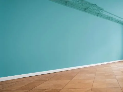 Wall background in empty room with copy space Stock Photos