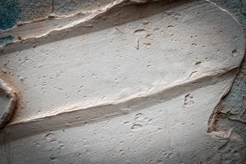 Wall background. Old rough stone on cement pattern wall background. Vintage g Stock Photos