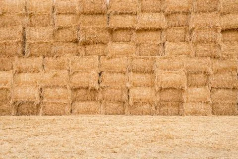 Wall of balestraw Stock Photos