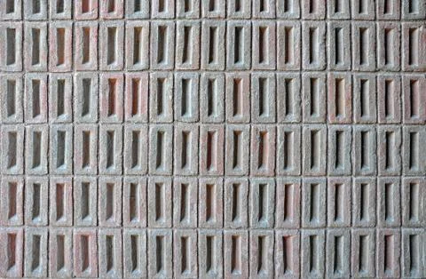 Wall of the banking house Foto stock