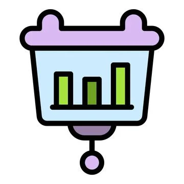 Wall banner product icon vector flat Illustrazione stock