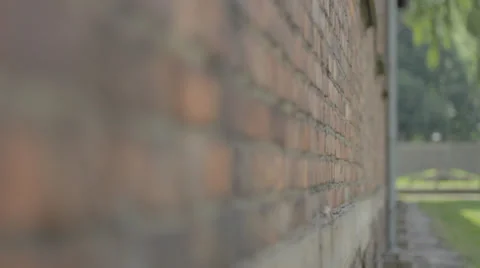 Wall Block from Auschwitz Stock Footage 32345302