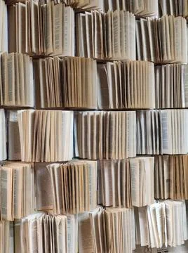 Wall of books Foto stock