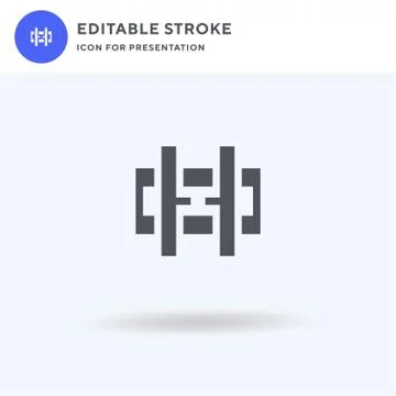 Wall Bracket icon vector, filled flat sign, solid pictogram isolated on white Stock Illustration