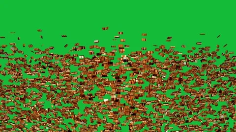 Wall breaking and falling down Stock Footage 144985099