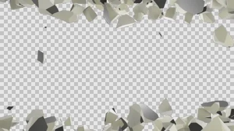 Wall breaking Stock Footage 66555439