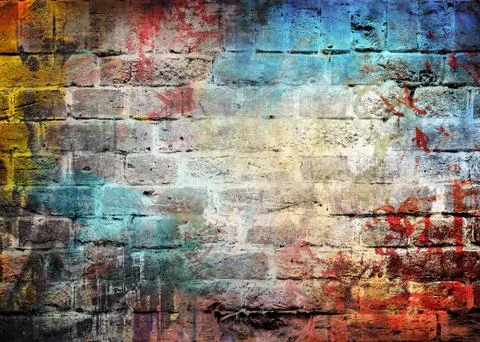 Wall, brick background Stock Photos