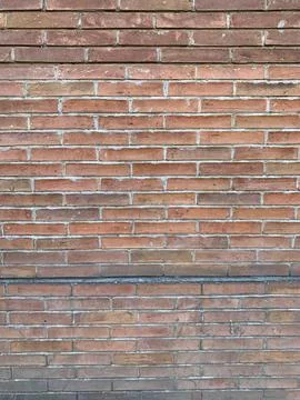 Wall brick, Old Red Brick Wall with Mortar Lines — Urban Texture Background Stock Photos