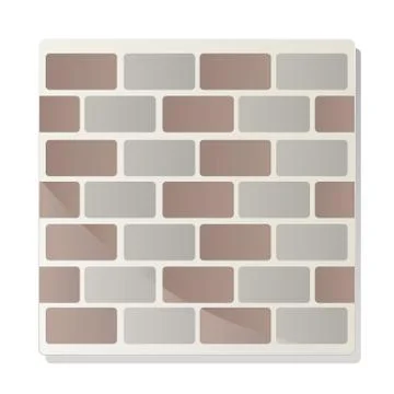 Wall brick pavement tile seamless pattern イラスト素材