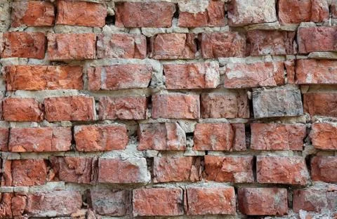 Wall from a brick Foto stock