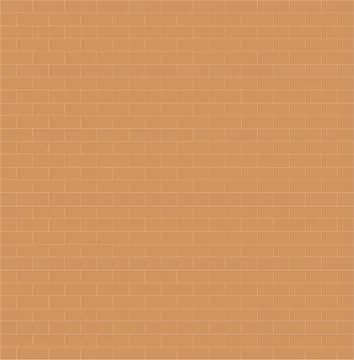 Wall, brick, with place for text, brown color Stock Illustration