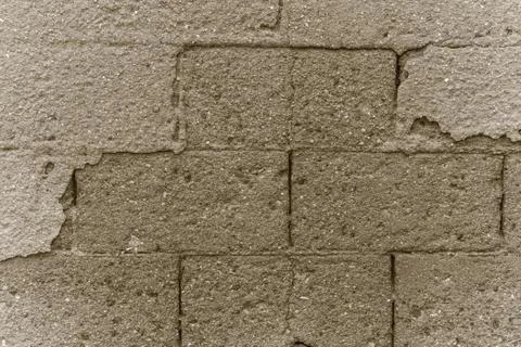 Wall, brick, plaster. Stock Photos