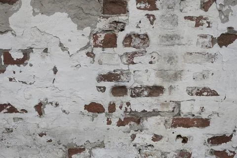 Wall, brick, plaster. Stock Photos