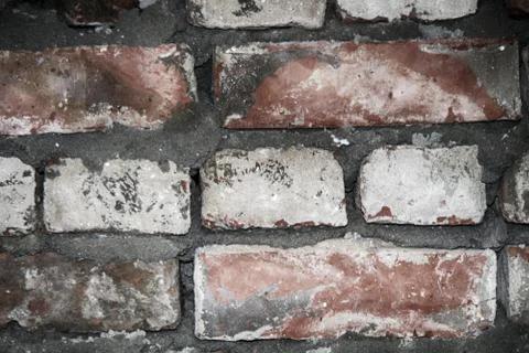 Wall from Bricks Abstract Background Pattern Stock Photos