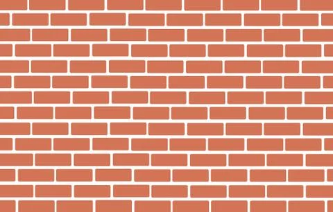 Wall of bricks and space background Stock Illustration