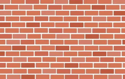 Wall of bricks and space background Stock Illustration