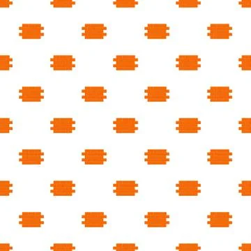 Wall of bricks pattern, cartoon style Stock Illustration
