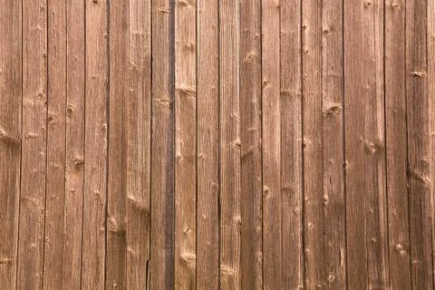 Wall of brown planks Stock Photos
