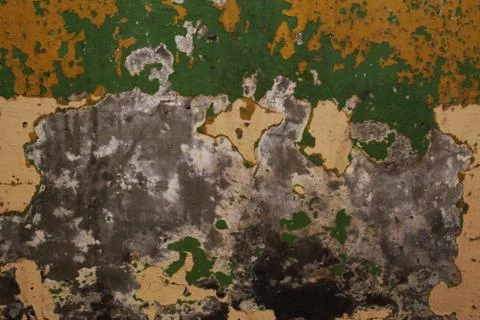 Wall with brushed paint Foto stock