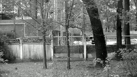 Wall Build On The Front View Stock Footage 84067044