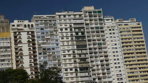 Wall of buildings Video stock 27199026