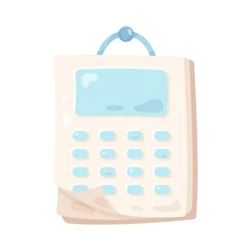 Wall calendar Stock Illustration