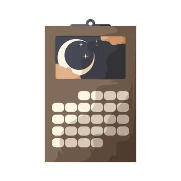 Wall calendar illustration Stock Illustration