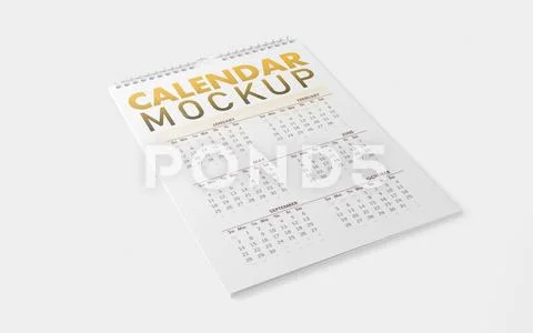 Wall Calendar Mockup 33 PSD 템플릿