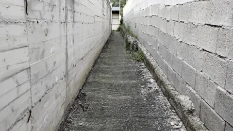 Wall camera movement Stockbeeldmateriaal 155076145