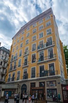Wall of the Canuts in Lyon Stock Photos
