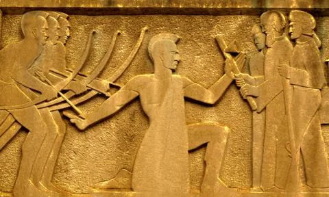 Wall carving Stock Photos