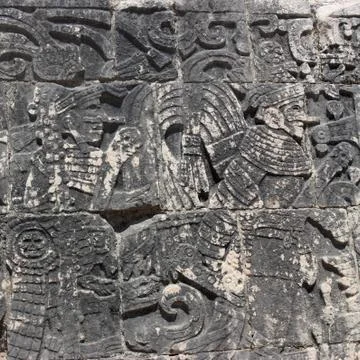 Wall Carving Stock Photos