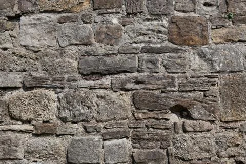 Wall of a castle Stock Photos