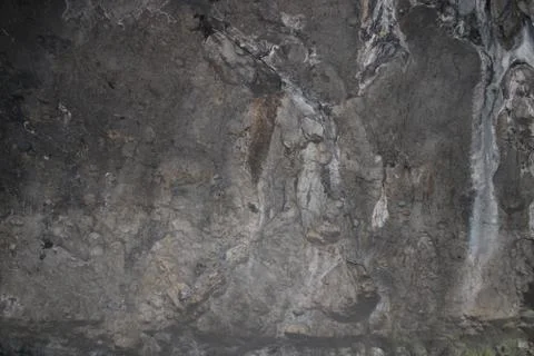 Wall of a cave in the nature Foto stock
