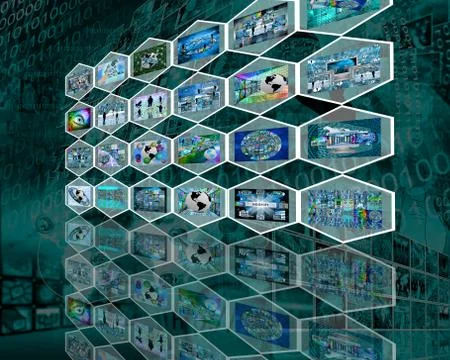 Wall of cell Stock Illustration