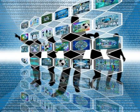 Wall of cell Stock-Illustration