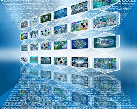 Wall of cell Stock Illustration