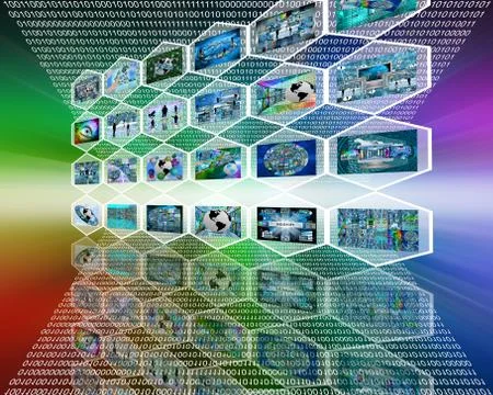 Wall of cell Stock Illustration