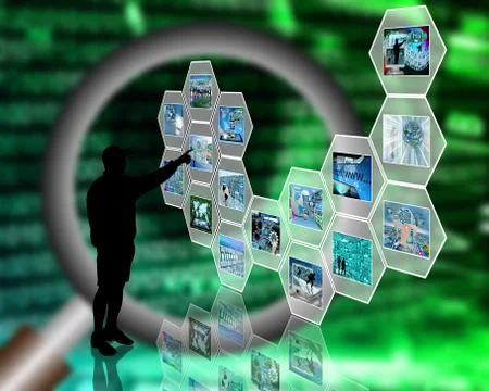 Wall of cell Stock Illustration