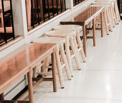 Wall chairs Use it as a background for various scenes. Stock Photos