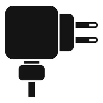 Wall charger icon simple vector. Solar panel energy Stock Illustration