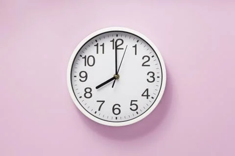Wall clock at abstract background Stock Photos