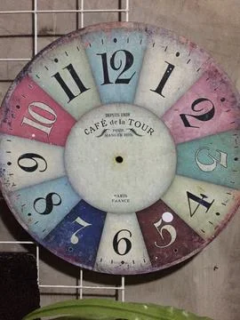 Wall clock board 库存照片