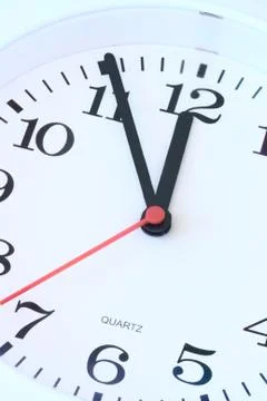 Wall clock dial Stock Photos