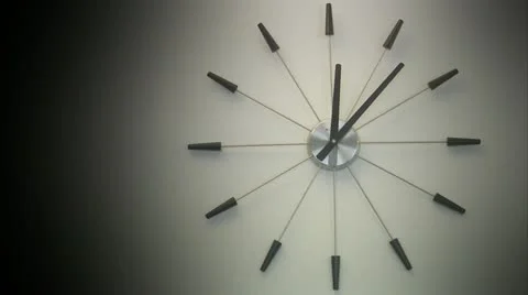 A wall clock Video stock 11292573