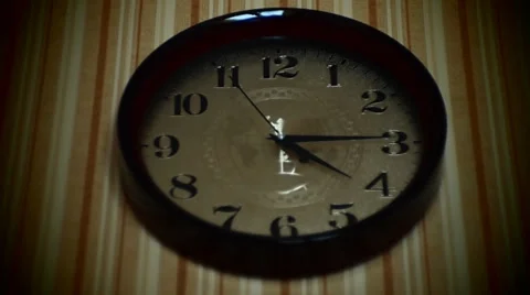 Wall clock Video stock 34839230