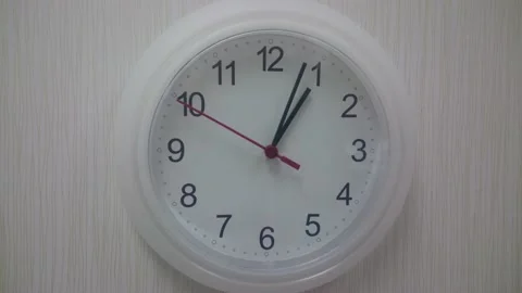 Wall Clock Stock Footage 145878431